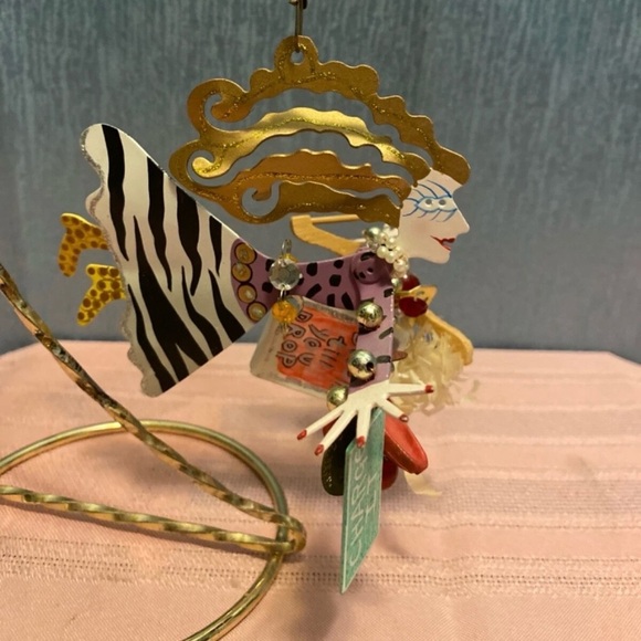Silvestri Fanciful Flight ZEBRA SHOPPER Ornament by Karen Rossi NEW - Picture 2 of 13